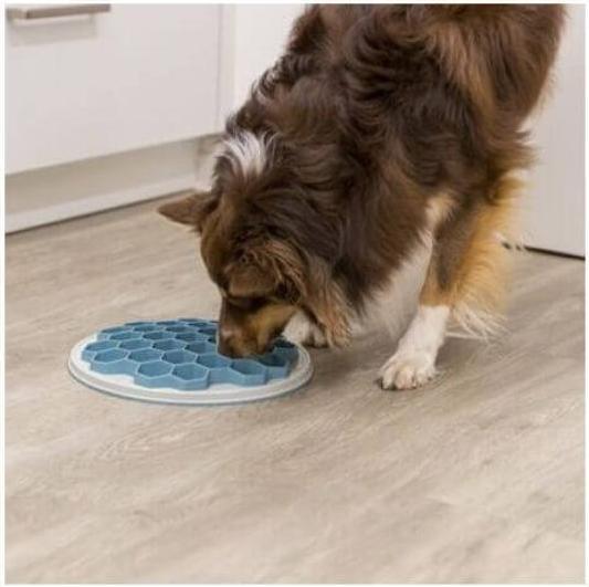 Immagine prodotto Trixie Tappeto per l'alimentazione lenta dell'alveare, Ø 30 cm, blu