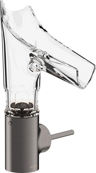 Image du produit Axor Starck V Mitigeur monocommandé pour lavabo 140 avec bec en verre et vidage - facettes