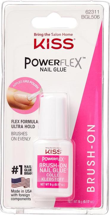 Produktbild KISS PowerFlex Brush-On (Kunstnägel, Clear)