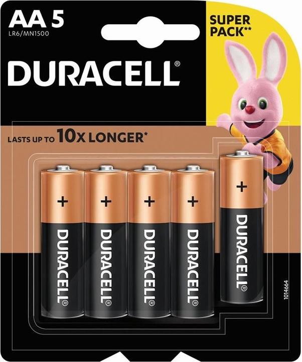 Actual product image Duracell Batteries AA 5 Pce (5 pcs.)