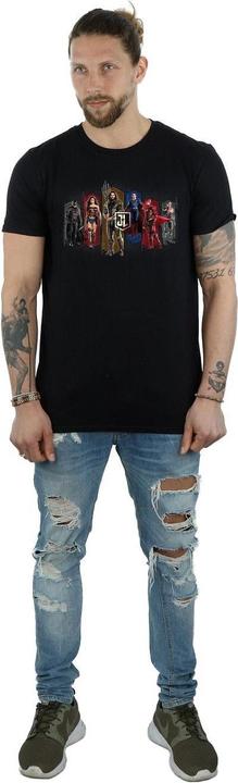 Image du produit - T-shirt JUSTICE LEAGUE MOVIE TEAM HEXAGONS - Homme (XXL)