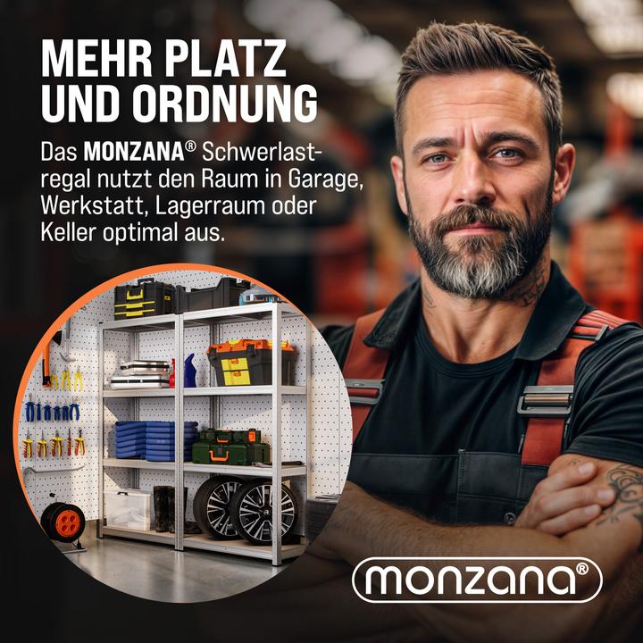 Actual product image Monzana Heavy duty rack