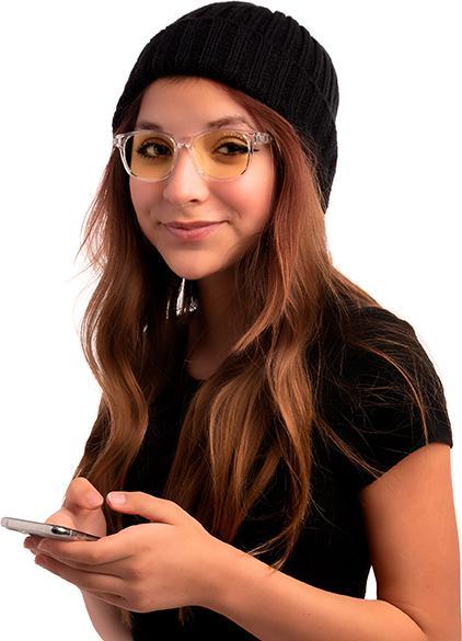 Actual product image Gunnar Gaming Glasses Rush Onyx Clear