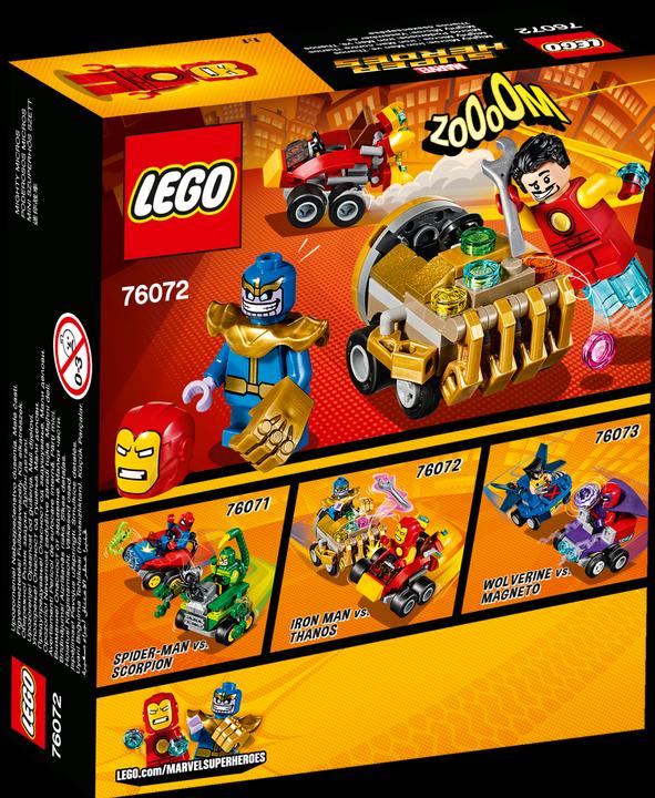 Actual product image LEGO Mighty Micros: Iron Man vs. Thanos (76072, LEGO Marvel)