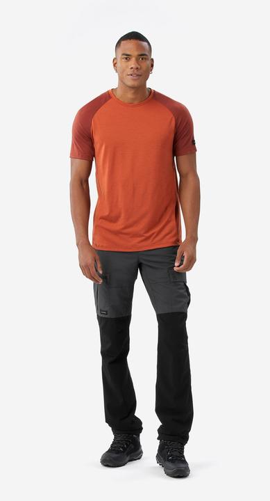 Actual product image Simond T-Shirt Herren Merinowolle - Merino Resist braun (S)