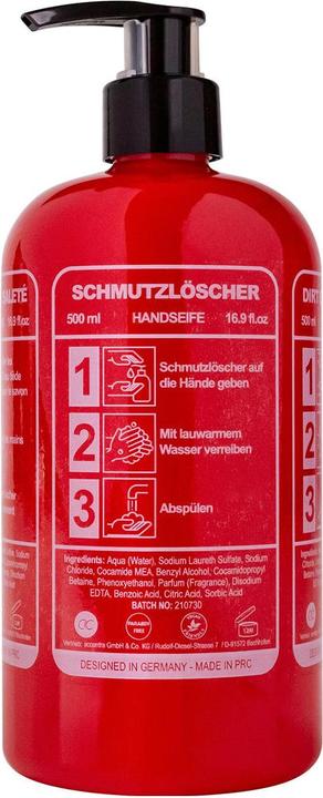 Accentra Handseife DISHWASHER in Flasche im Feuerlöscher-Look, 500ml, Duft: Moschus, Farbe: (Flüssigseife, 500 ml)