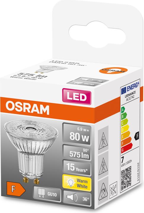 Image du produit Osram 1 pc. (GU10, 6.90 W, 575 lm, 1 x, F)