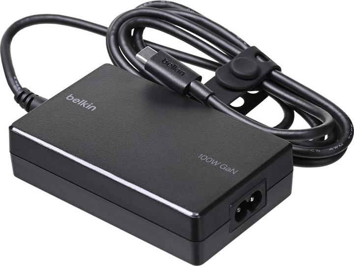Produktbild Belkin USB-C GaN Netzteil 100W Power Delivery schw. INC016vfBK (100 W)
