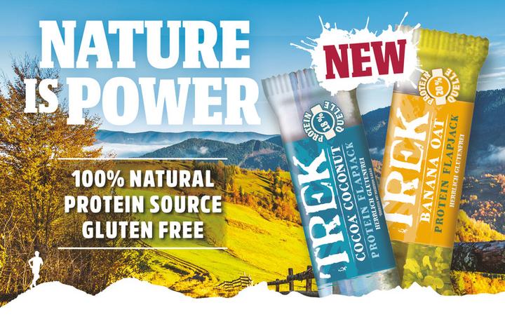 Image du produit TREK Flapjack protéiné à la banane (Banane, Avoine, 50 g)