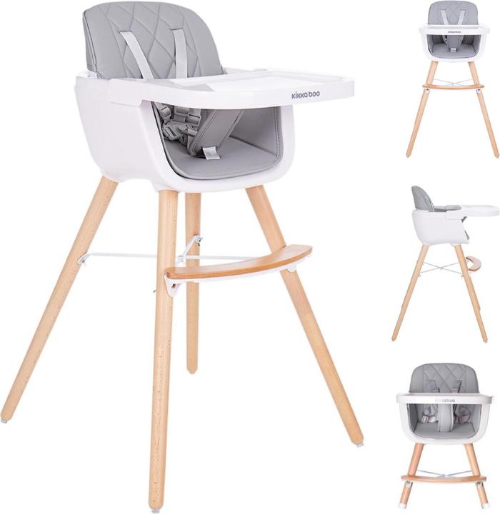 Produktbild Kikkaboo Hochstuhl 2 in 1 Woody (Hochstuhl)