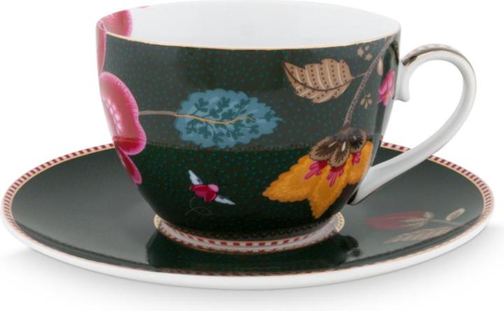 Produktbild PIP Studio Fantasy Green Frühstücks Set Tasse mit Untertasse 12tlg (280 ml, 1 x)