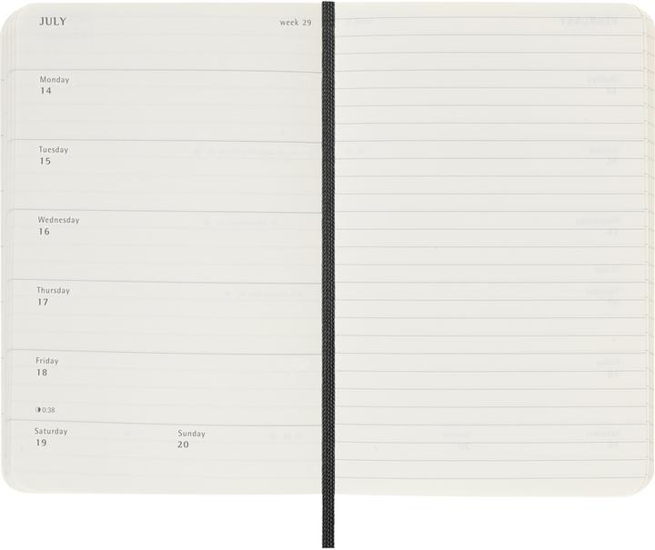 Produktbild Moleskine Notizkalender (A6, Pocket, Englisch)