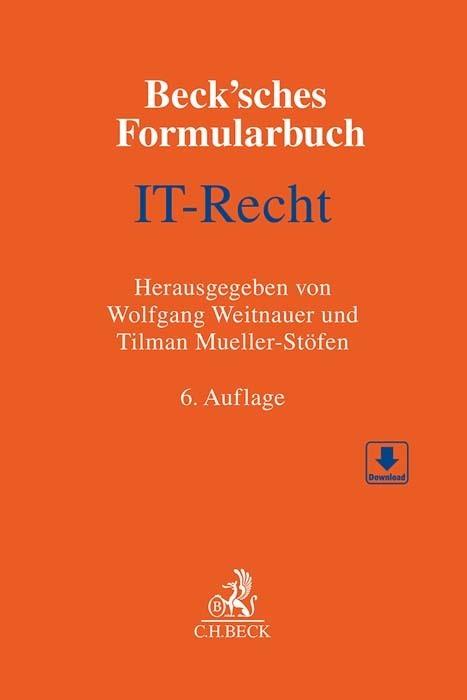 Produktbild Beck'sches Formularbuch IT-Recht (1289 x)