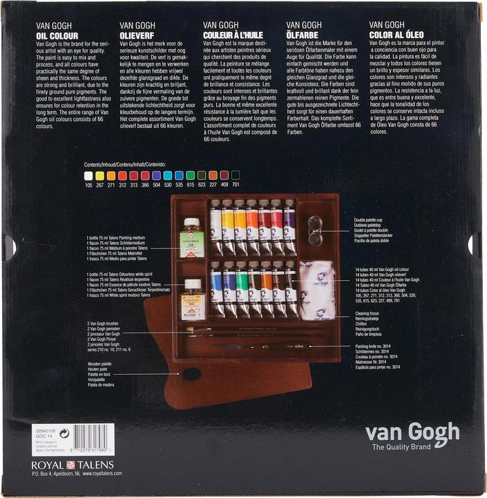 Actual product image Talens Inspiration Box Oil (Assorted, 40 ml)