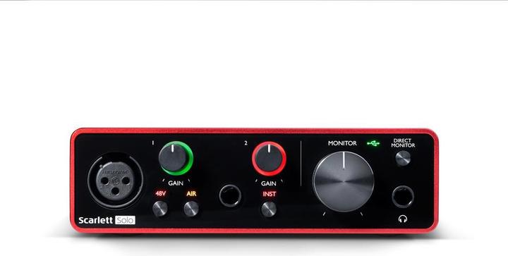 Actual product image Focusrite Scarlett solo 3rd gene (USB)