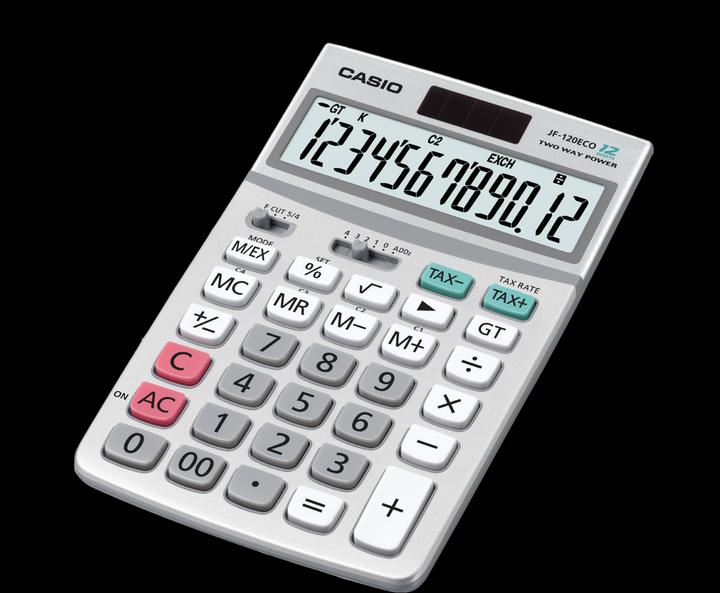 Actual product image Casio Jf-120eco (Solar cells, Batteries)