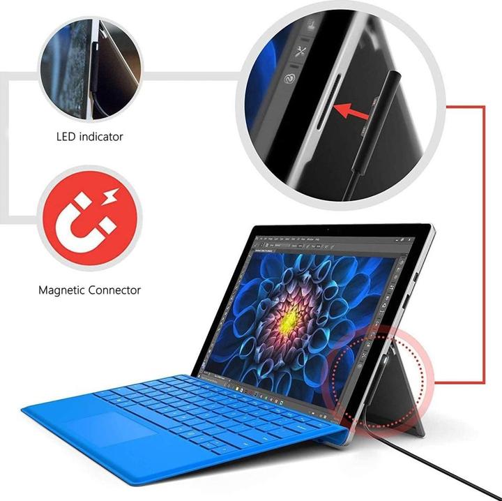 Image du produit PowerGuard Câble USB-C vers Microsoft Surface (1.5m)