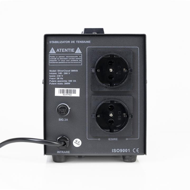 Immagine prodotto SilverCloud Stabilizzatore di tensione 500VA 300W 2.3A (500 VA, 300 W)