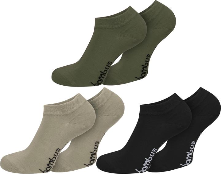 Normani 6 Paar Bambus-Gesundheitssocken Sneakers - 633