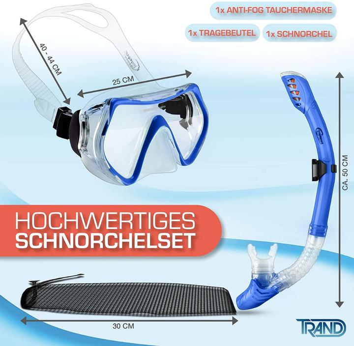 Image du produit Tropisport Kids-Premium Set de plongée complet - avec tuba et masque (Incl. sans casse)