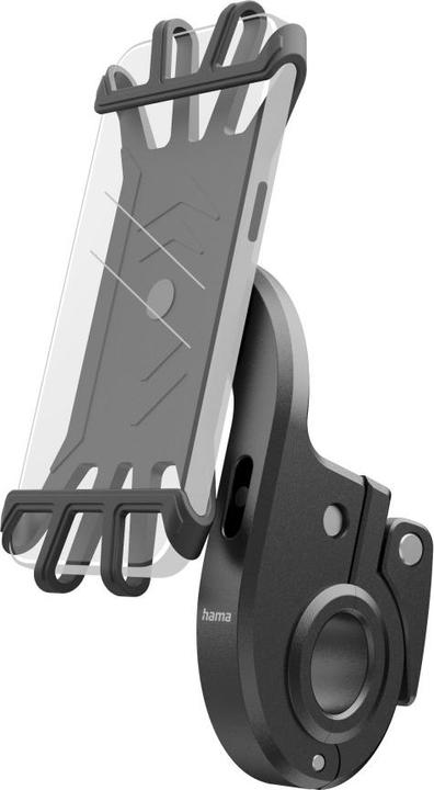 Produktbild Hama Handyhalterung für E-Bike, schnelle Anbringung, Silikon, drehbar, universal