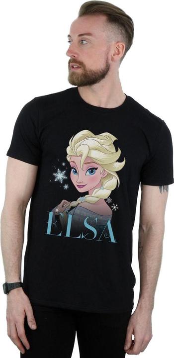 Immagine prodotto Disney Frozen Elsa Snowflake Portrait Maglietta Uomo (3XL)