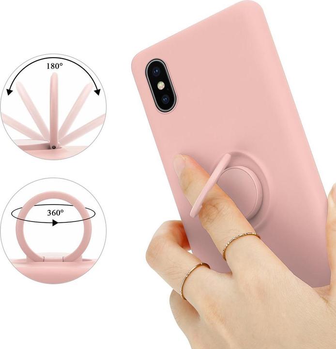 Image du produit Cadorabo TPU Liquid Ring Silicone Case Cover (Apple iPhone X)