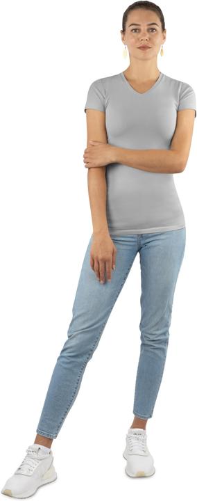 Produktbild Normani Figurbetontes T-Shirt mit V-Ausschnitt Siena (3XL)