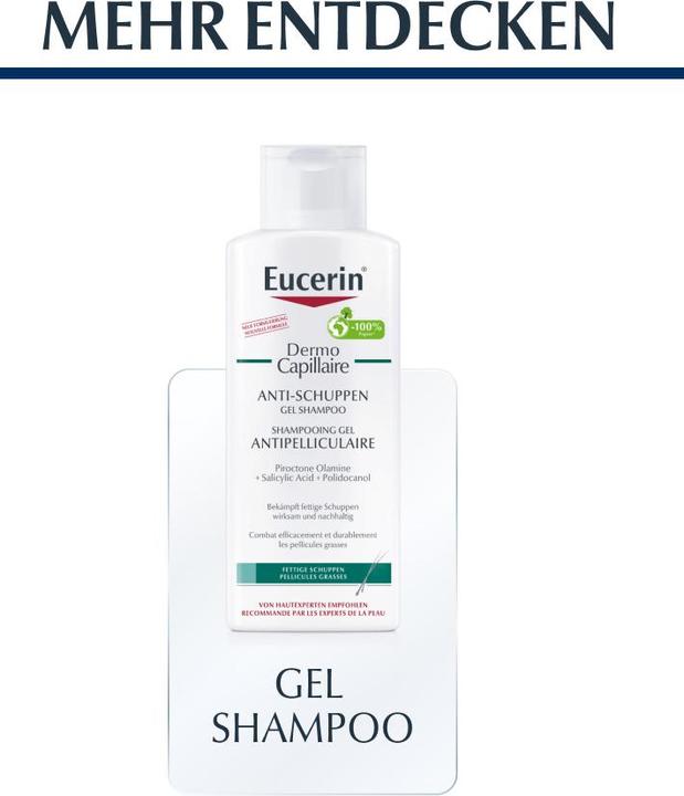 Actual product image Eucerin DermoCapillaire Anti-Dandruff Cream Shampoo (250 ml, Liquid shampoo)