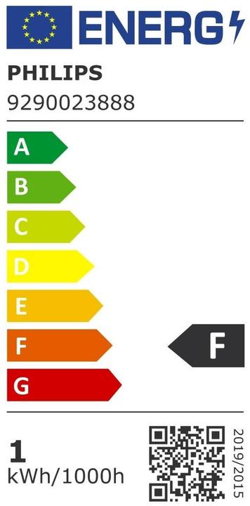 Energie-Label Philips Brenner (G4, 1 W, 115 lm, 1 x, F)