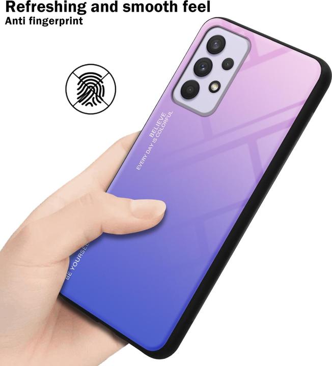 Productafbeelding Cadorabo TPU 2 Kleuren Glazen Hoesje (Samsung Galaxy A33 5G)