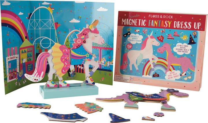 Image du produit ‎Floss & Rock FLOSS & ROCK Fantasy Pets Magnetic Dress Up Character - 40P3550