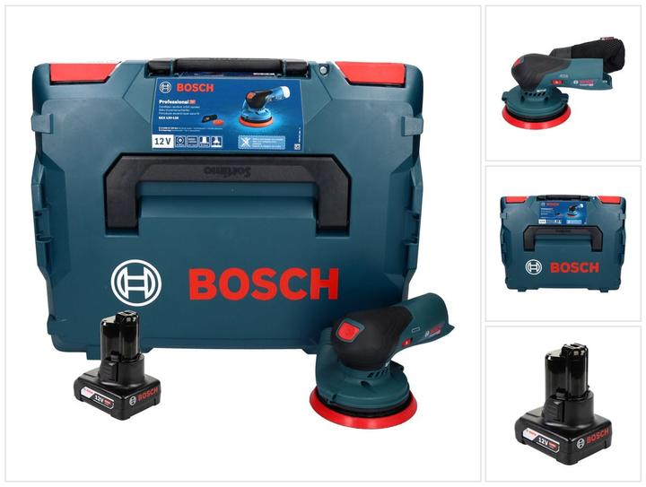 Image du produit Bosch Professional Bosch GEX 12V-125 Professional Ponceuse excentrique sans fil 12 V 125 mm Brushless + 1x batterie (Ponceuse excentrique)