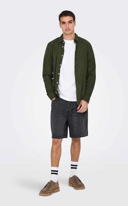 Produktbild Only & Sons Onscaiden Life Ls Solid Linen Shirt Noos (XL)