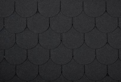 Actual product image Colibri Bitumen shingles Classic Black 14 pieces approx. 2sqm