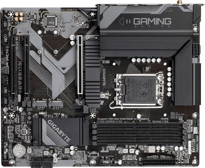 Produktbild Gigabyte B760 GAMING X AX (LGA 1700, Intel B760 Express, ATX)