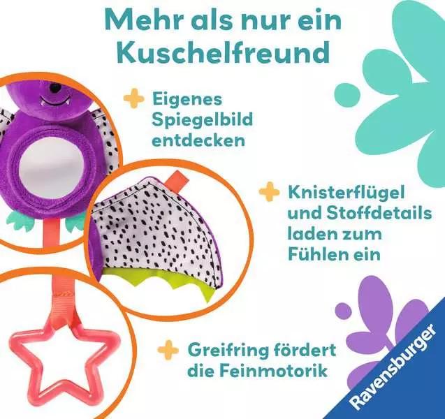 Immagine prodotto Ravensburger 12034051 Play+ Pipistrello attività per bambini, giocattolo per bambini da 0 mesi (6 cm)