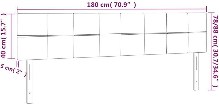 Immagine prodotto VidaXL Alyssa (180 x 5 x 88 cm)