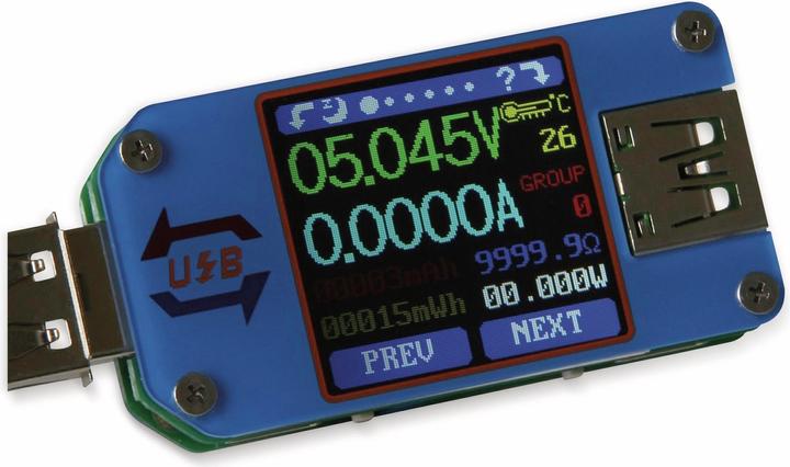 Actual product image Joy-it USB meter with Bluetooth function