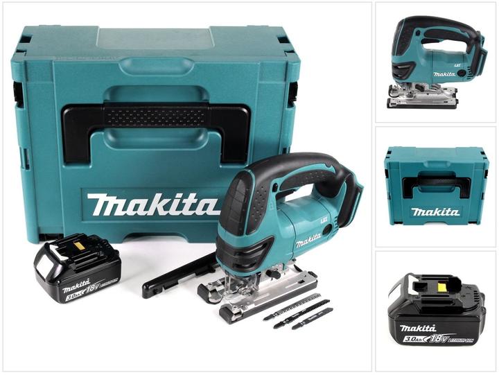 Actual product image Makita DJV 180 F1J Battery jigsaw 18V + 1x battery 3.0Ah + Makpac - without charger