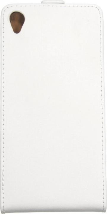 Actual product image OEM Slim Leather Flip Case for Sony Z3 - white (Sony Xperia Z3, Sony Xperia Z3v, Sony Xperia Z3 Dual)