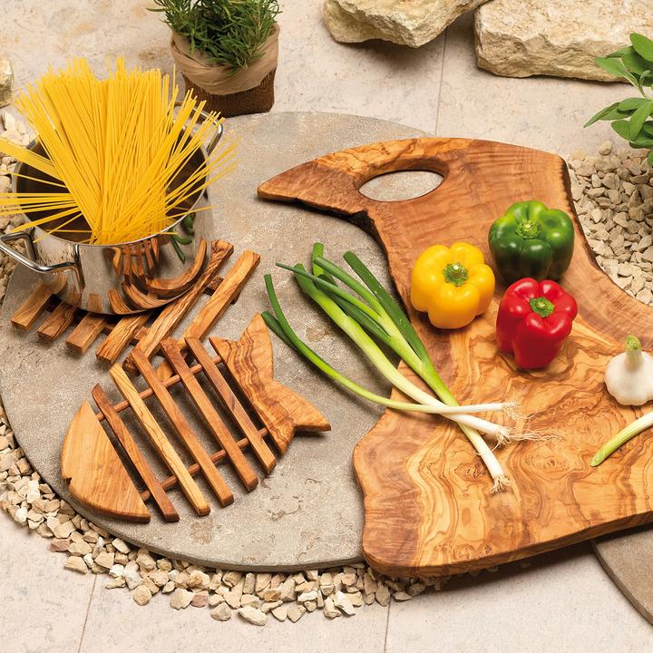Produktbild Natura Punto Käsereibe, Parmesanreibe mit Servierfach, 24,5cm, Olivenholz