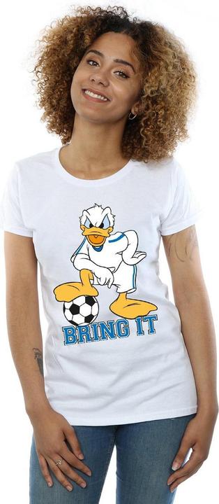 Actual product image Disney Womens/Ladies Donald Duck Bring It Cotton T-Shirt (L)