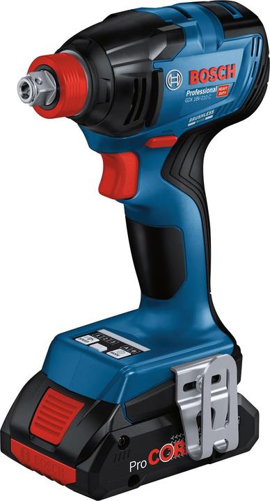 Image du produit Bosch Professional Clé à chocs sans fil GDX 18V-210 C (Fonctionnement sur batterie)