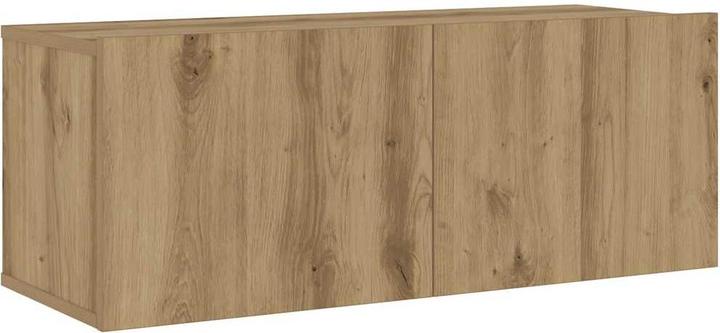 Produktbild VidaXL TV-Wandschränke 3 Stk. Artisan-Eiche Holzwerkstoff HiFi-Schrank (100 x 30 x 30 cm)