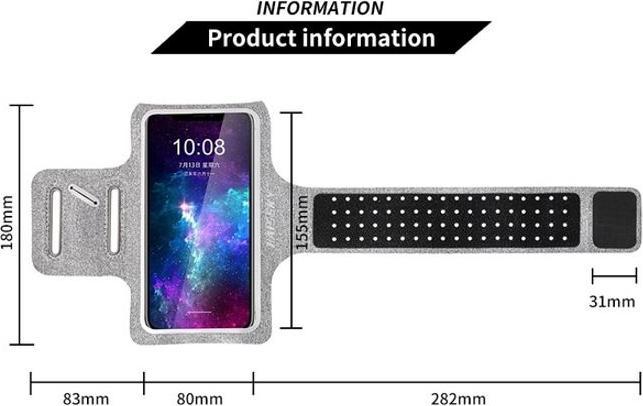 Actual product image Haissky Sport bracelet with cap