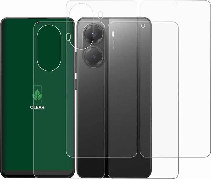 Actual product image ScreenLeaf Screen Protector sustainable Screen Protection, clear, anti-scratch (2 Piece, Xiaomi Poco X7 Pro)