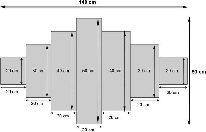 Immagine prodotto Swisshandel24 Quadro su tela, stampa murale su telaio, 7 pezzi 140x50 cm - Pavone (140 x 50 cm)