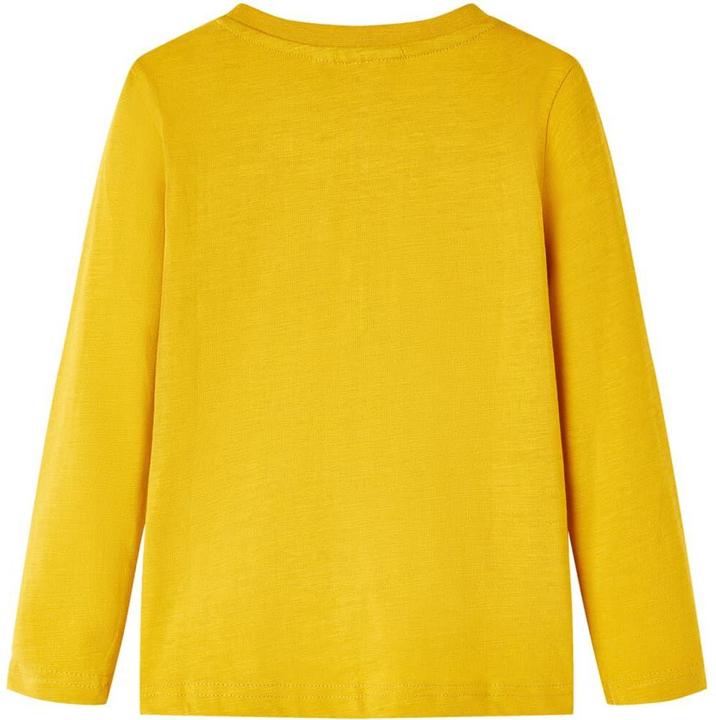Immagine prodotto VidaXL Camicia da bambino a maniche lunghe ocra 116,Materiale: 100 (116)
