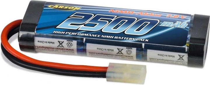 Carson Battery Racing Pack 7.2V 2500mAh NiMH (7.20 V, 2500 mAh)